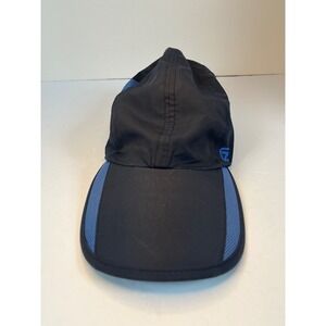 Gadiemkensd Sport Running Hat Black Blue Mesh Adjustable Reflective Believe Cap